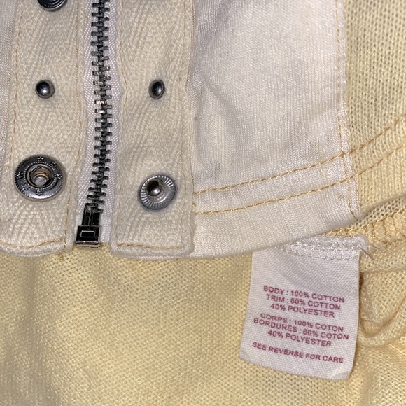 Free People Buttercream Mixed Media Dolman Sleeve Hooded Zip Front Sweatshirt - Picture 5 of 7